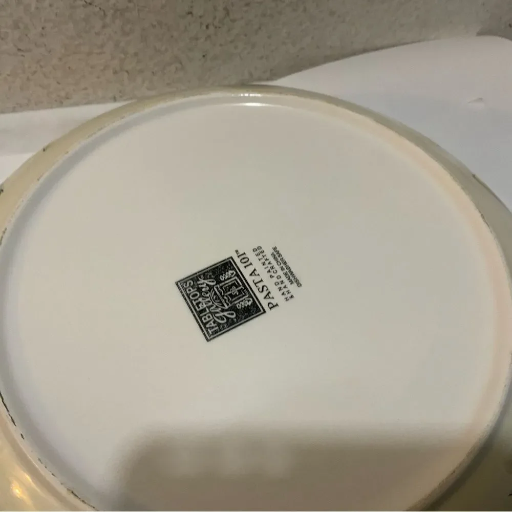 Tabletops Unlimited Italian Garden Pasta Salad Bowl 13